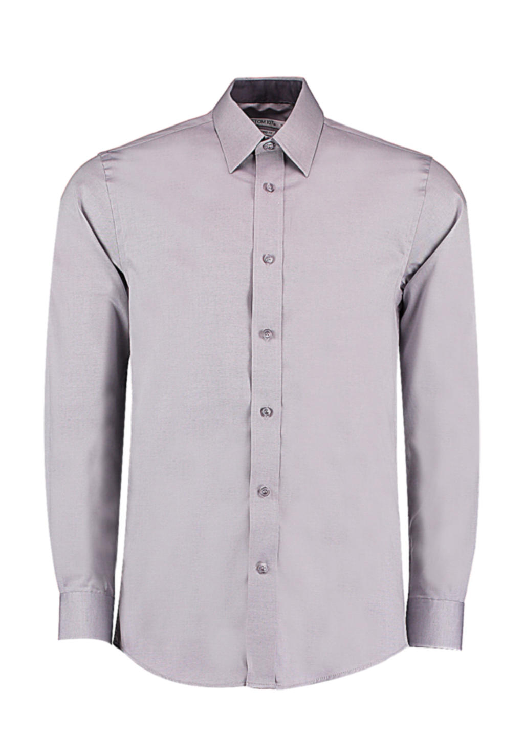 Košeľa Premium Oxford s dlhými rukávmi - silver grey/charcoal