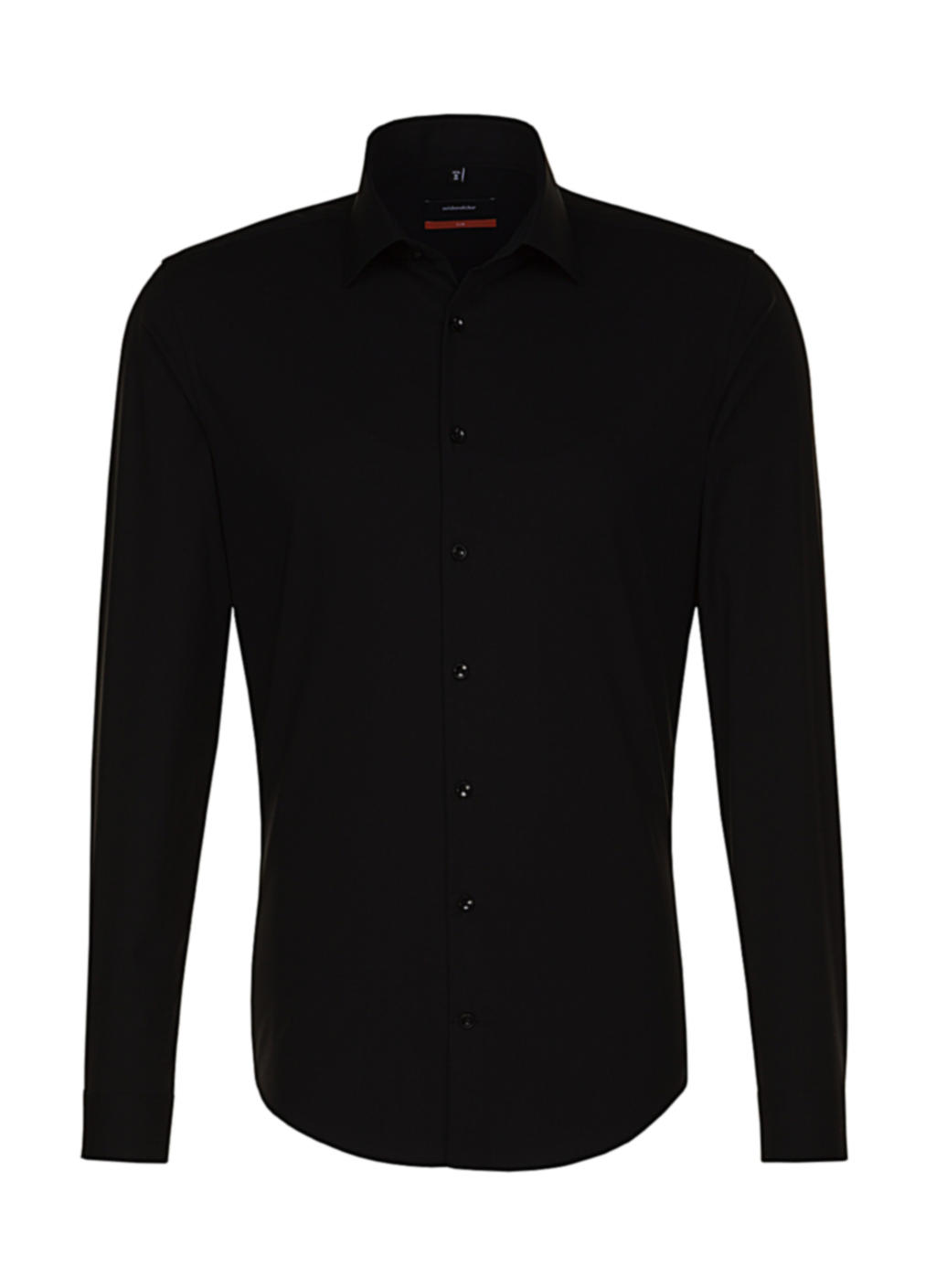 Košeľa s dlhými rukávmi Slim Fit 1/1 Business Kent - black