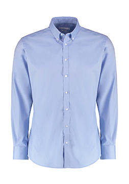 Košeľa s dlhými rukávmi Slim Fit Stretch Oxford - light blue