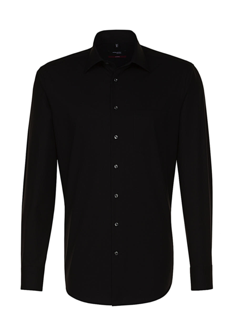 Košeľa Seidensticker Modern Fit s dlhým rukávom - black