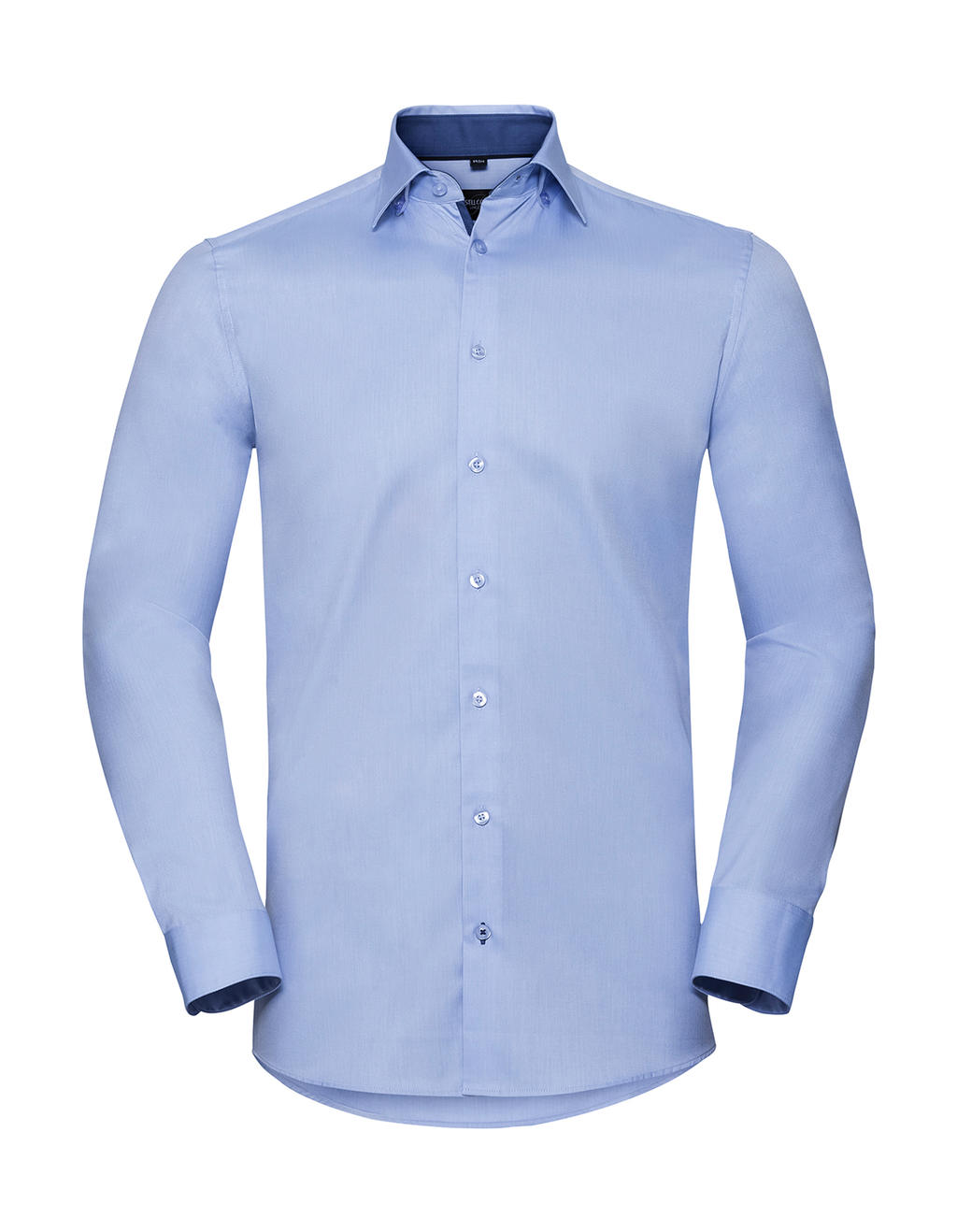 Košeľa Tailored Contrast Herringbone - light blue/mid blue/bright navy