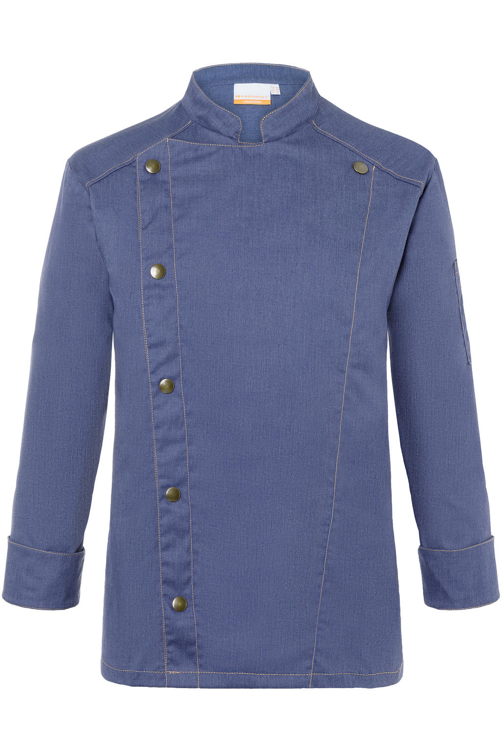 Šéfkuchársky rondon džínsový štýl - vintage blue