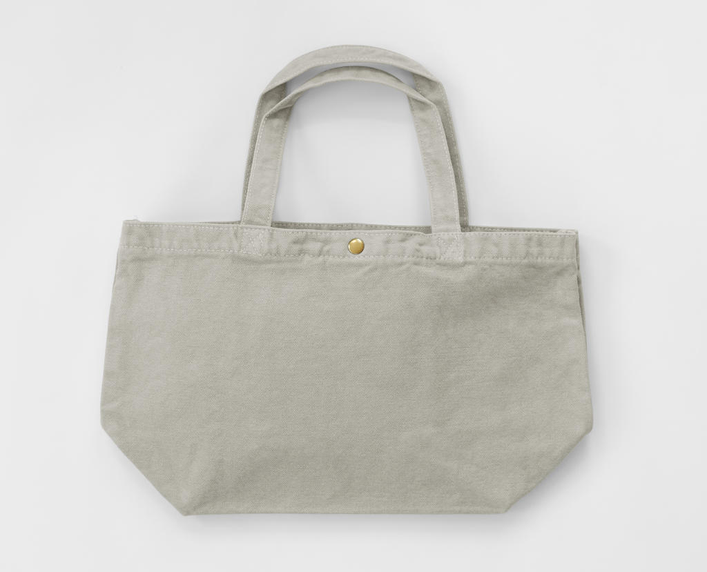 Malá plátená nákupná tašku - neutral grey