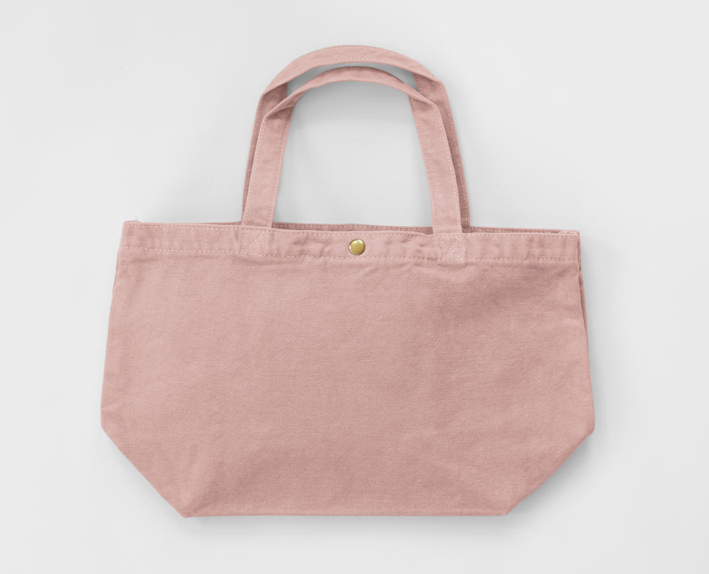Malá plátená nákupná tašku - primrose pink