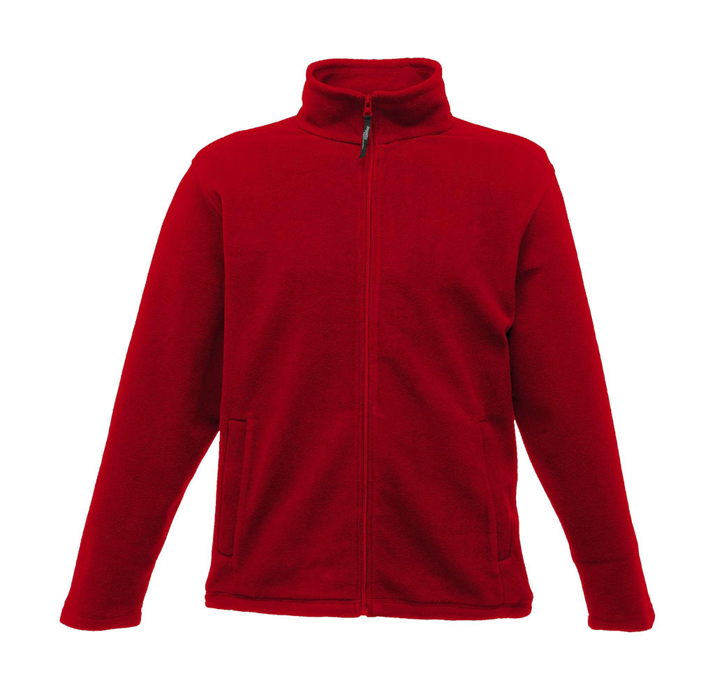 Micro Full Zip Fleece - classic red