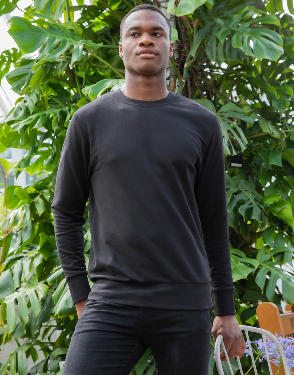 Mikina Essential Sweatshirt - black