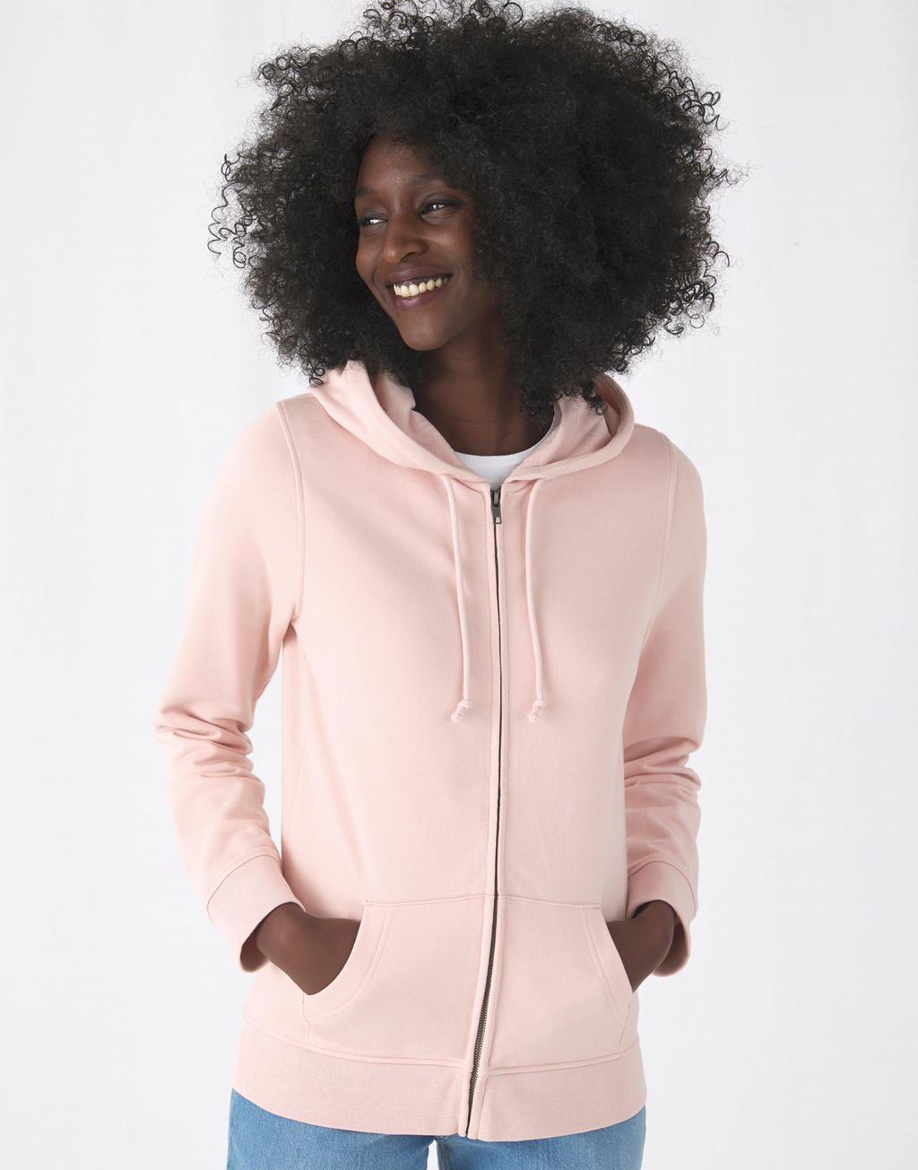 Mikina Organic Inspire Zipped Hood /women - navy