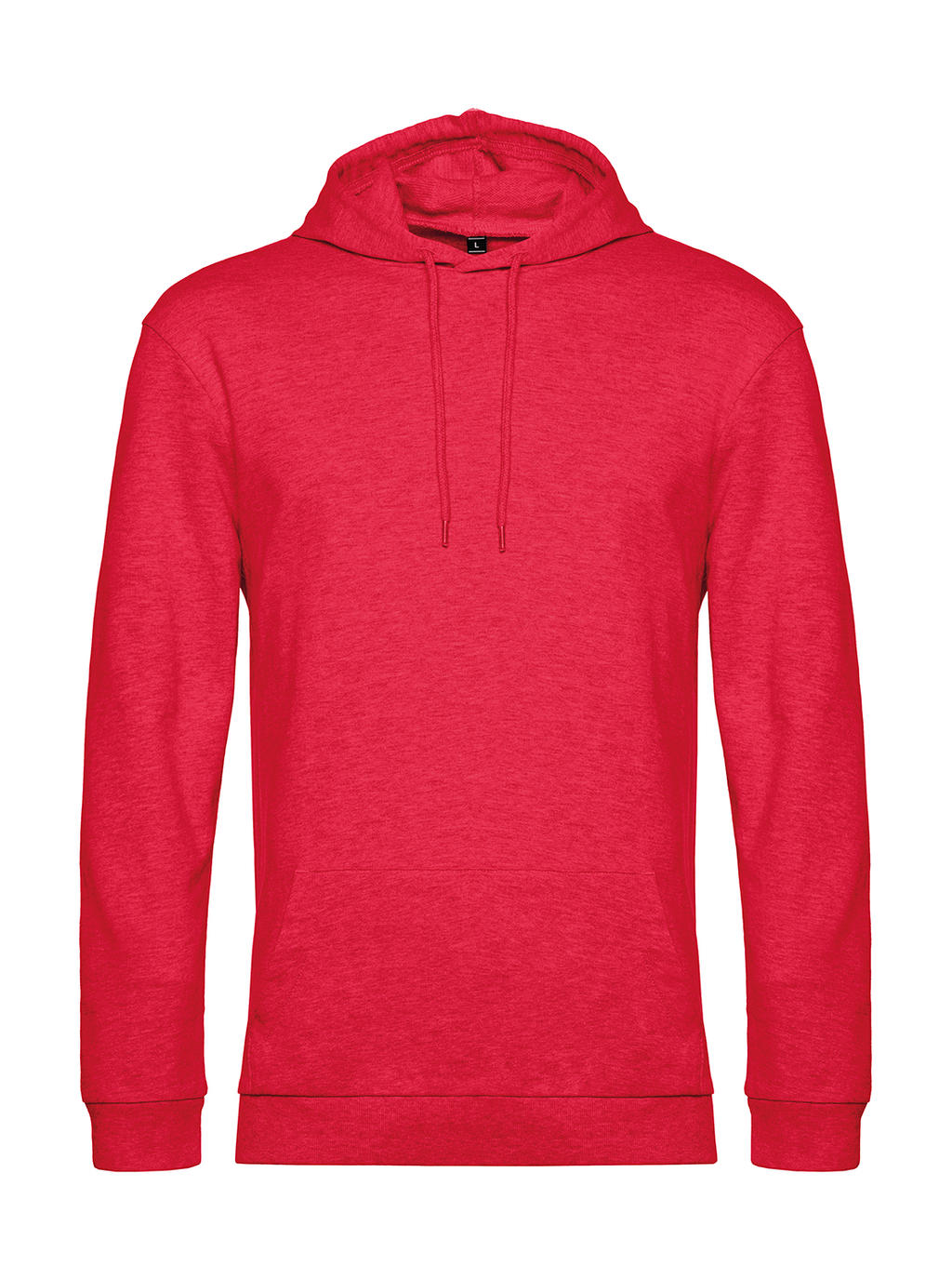 Mikina s kapucňou #Hoodie French Terry - heather red