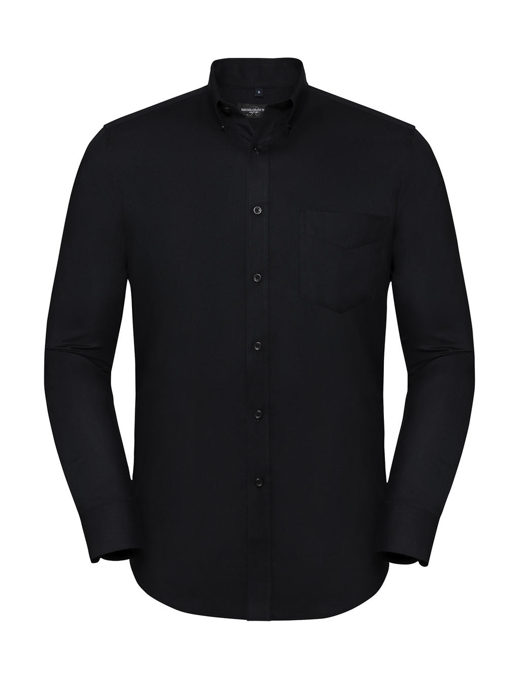 Pánksa košeľa LS Tailored Button-Down Oxford - black