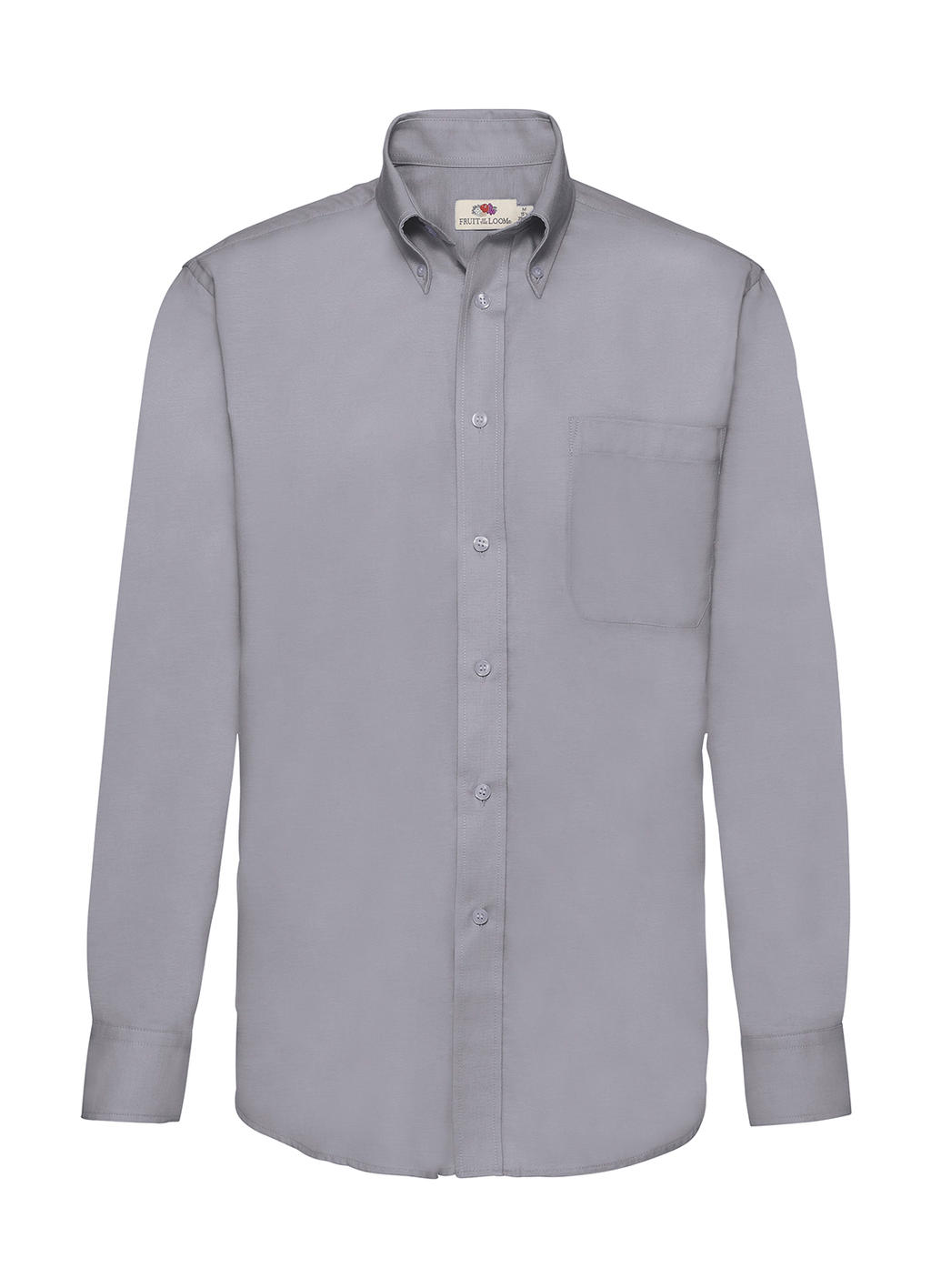 Pánska košeľa Oxford s dlhými rukávmi - oxford grey