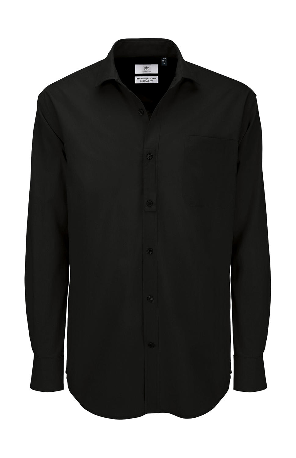 Pánska košeľa s dlhými rukávmi Heritage LSL/men - black