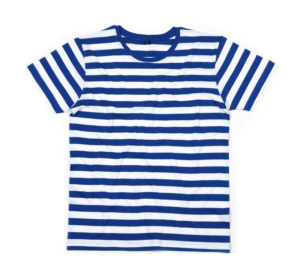 Pánske pruhované tričko - classic blue/white