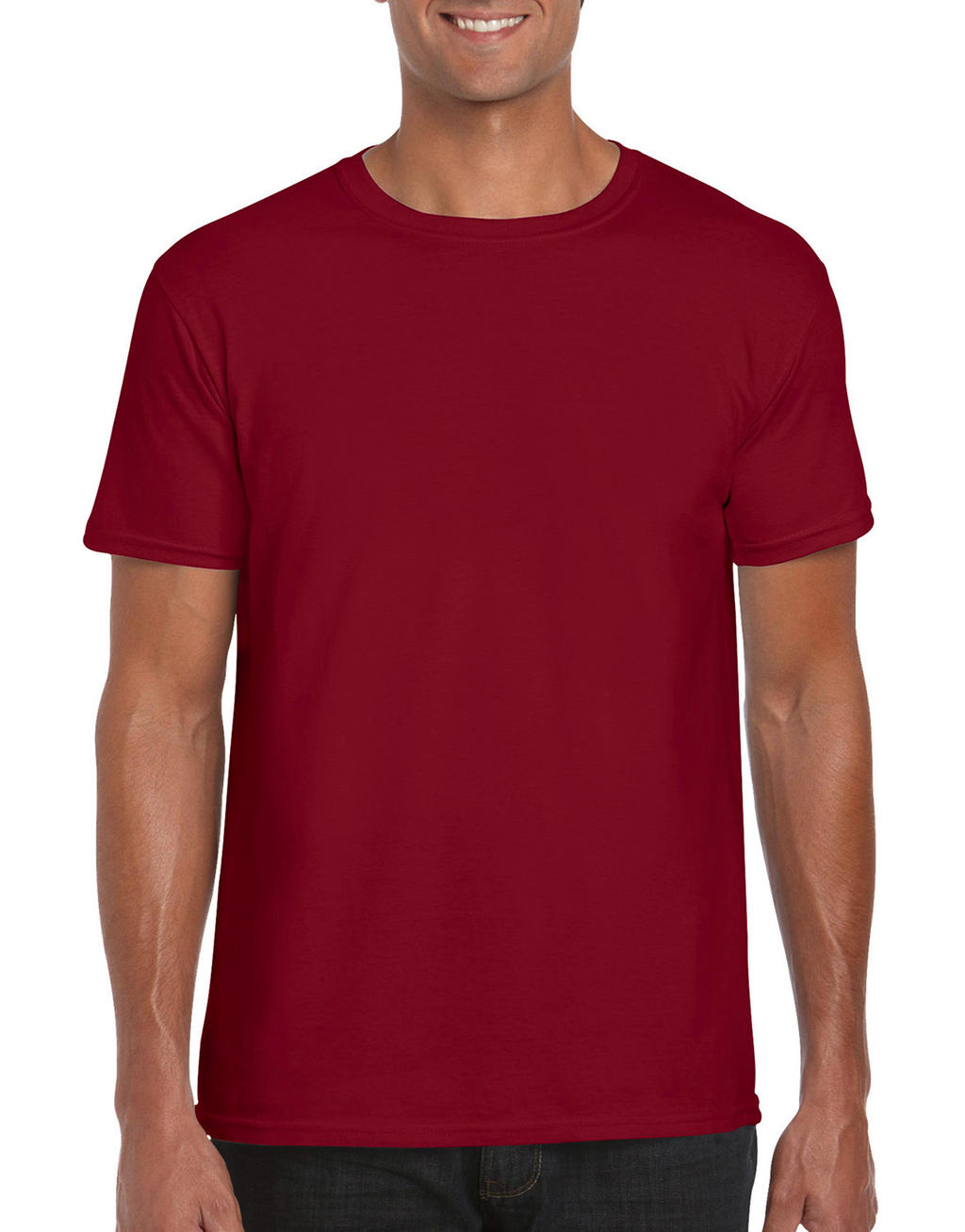 Pánske tričko Softstyle - cardinal red
