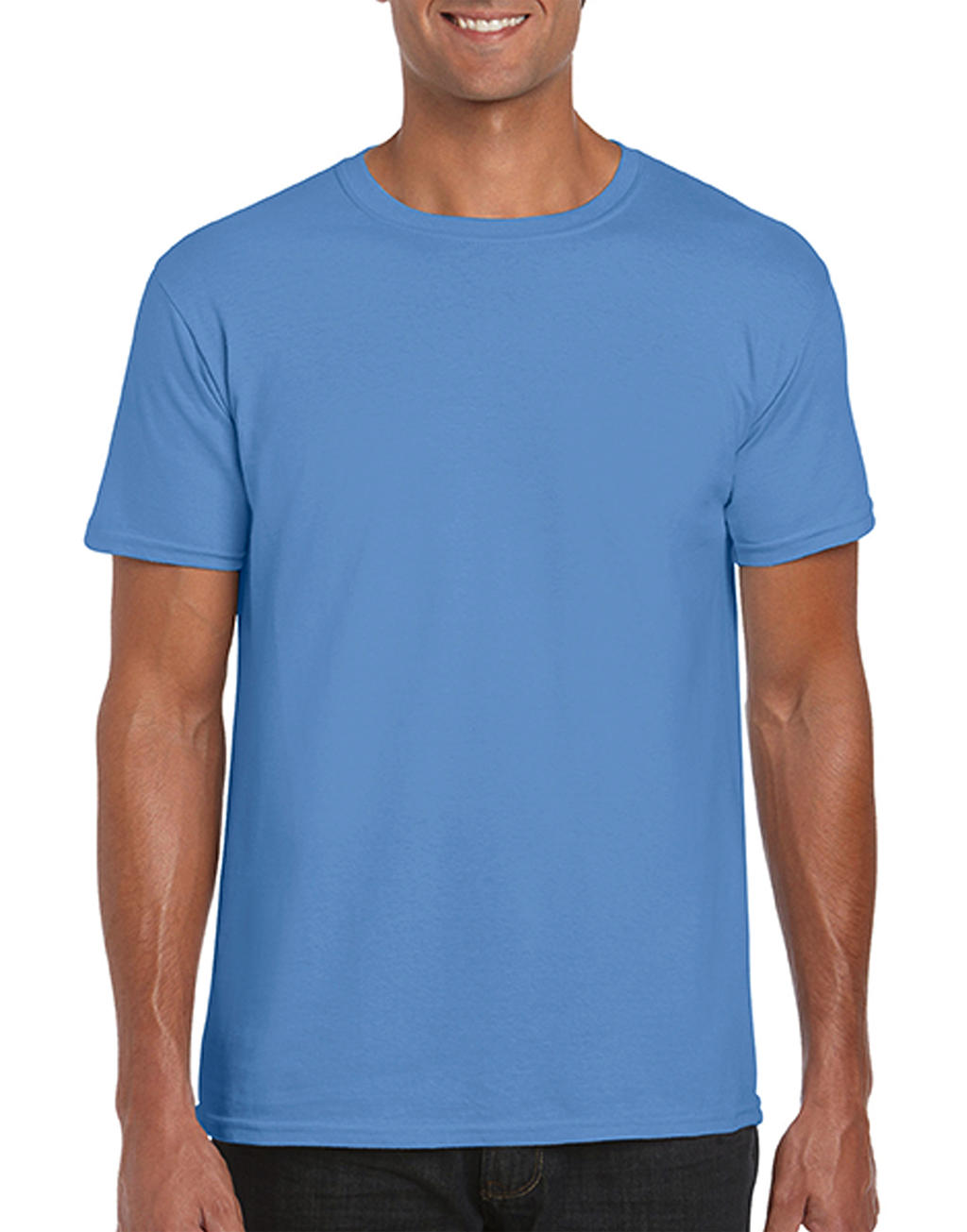 Pánske tričko Softstyle - carolina blue