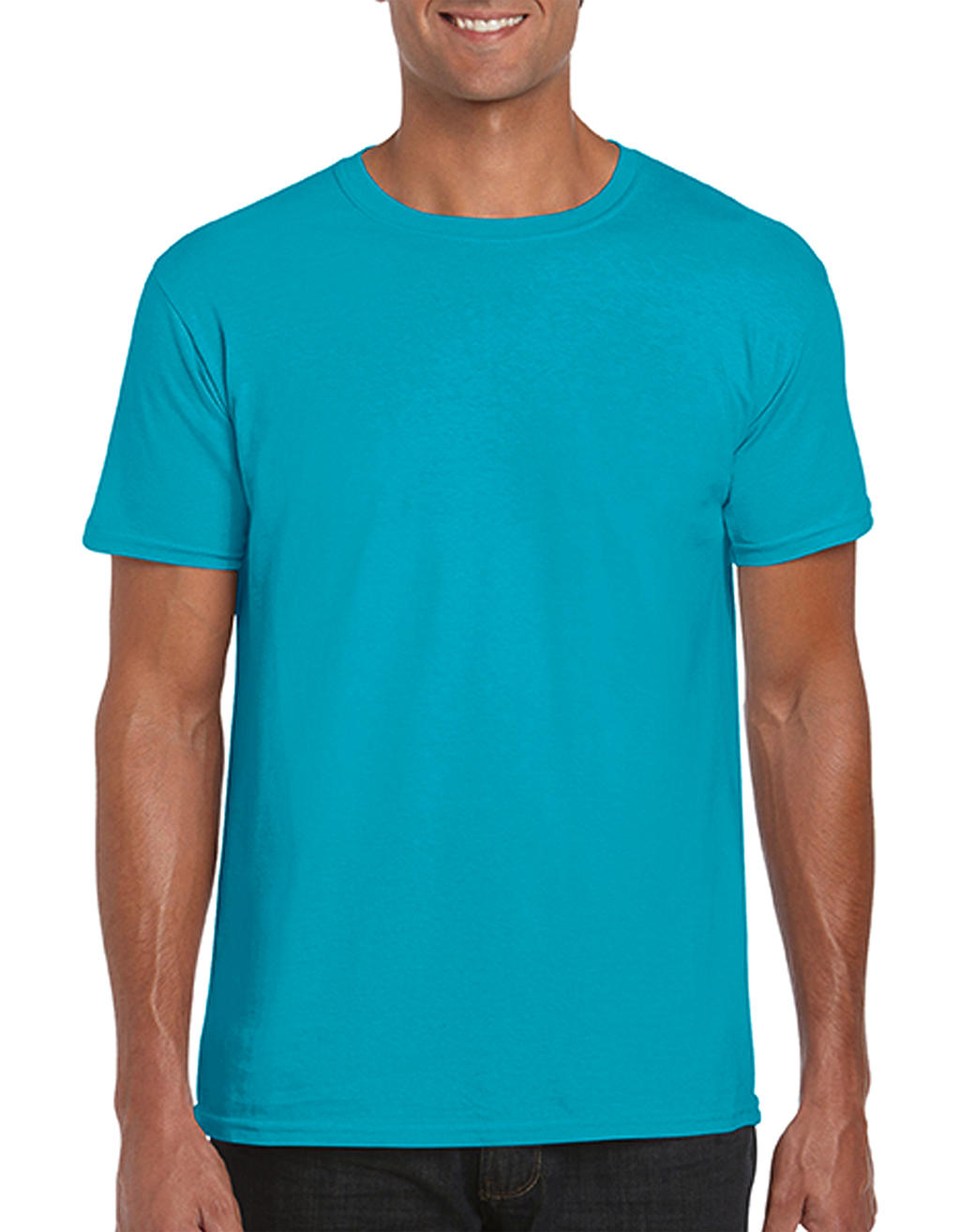 Pánske tričko Softstyle - tropical blue