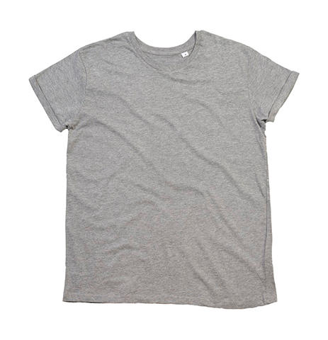 Pánske tričko Roll Sleeve - heather grey melange