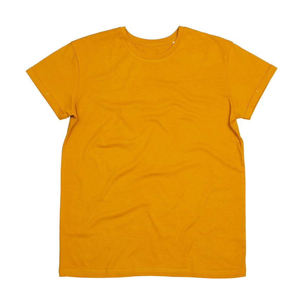 Pánske tričko Roll Sleeve - mustard