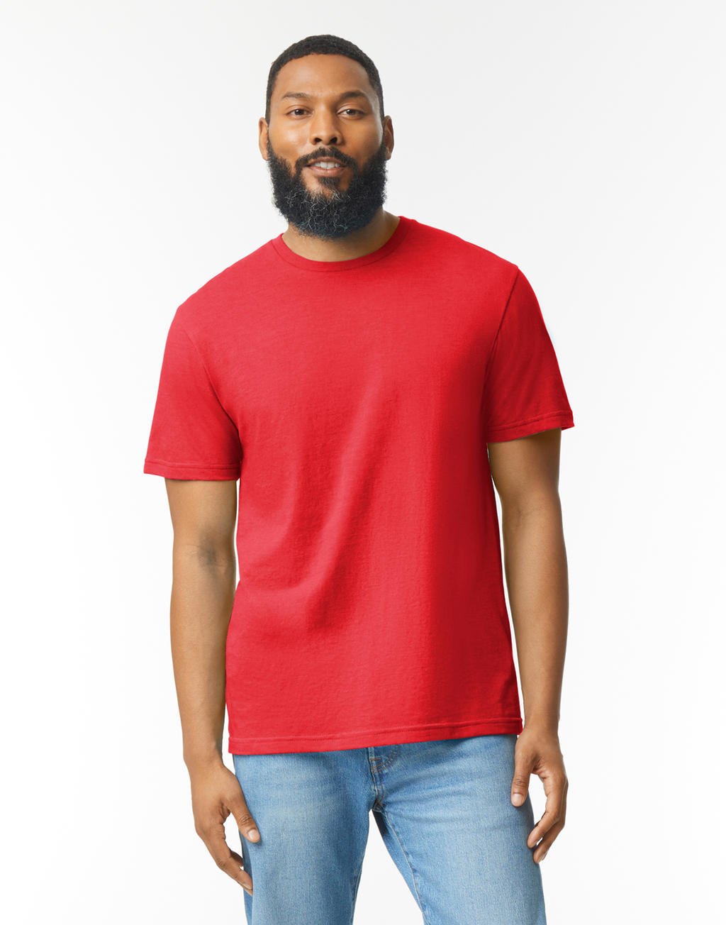 Pánské tričko Softstyle CVC - red mist