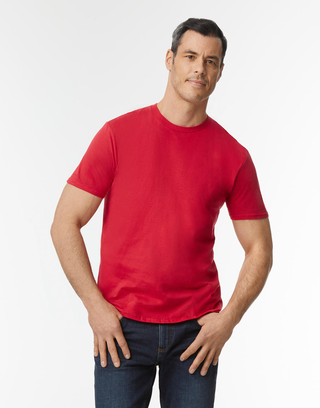 Pánské tričko Softstyle EZ - true red