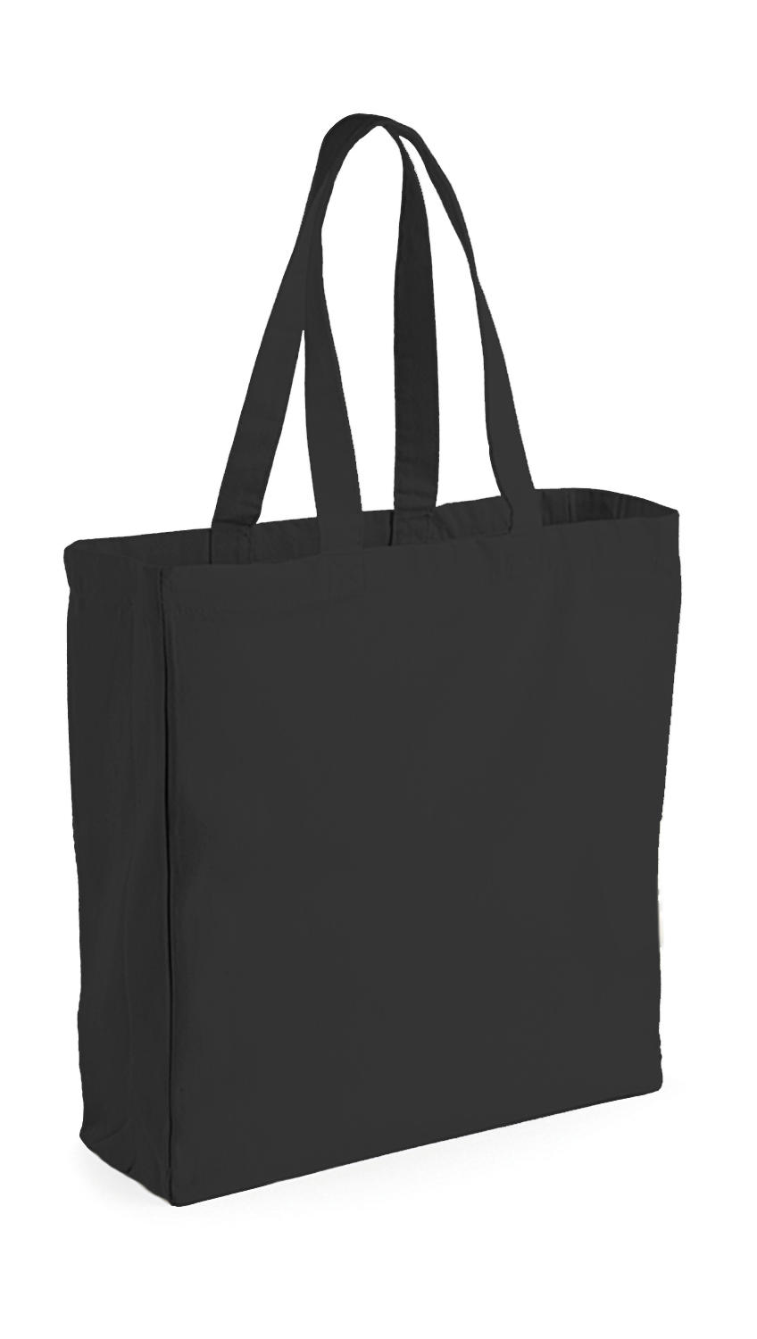 Plátená klasická nákupná taška - black