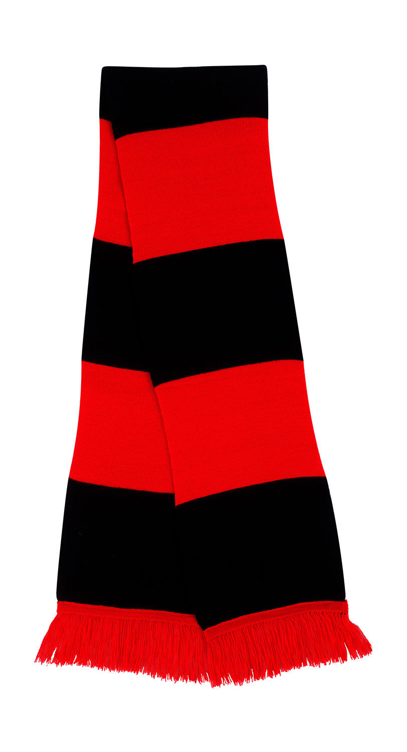 Pletený šál - red/black
