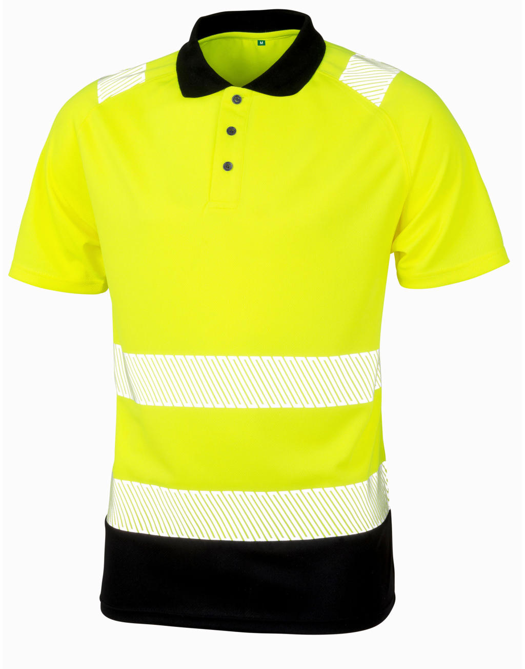 Polokošeľa Recycled Safety - fluorescent yellow