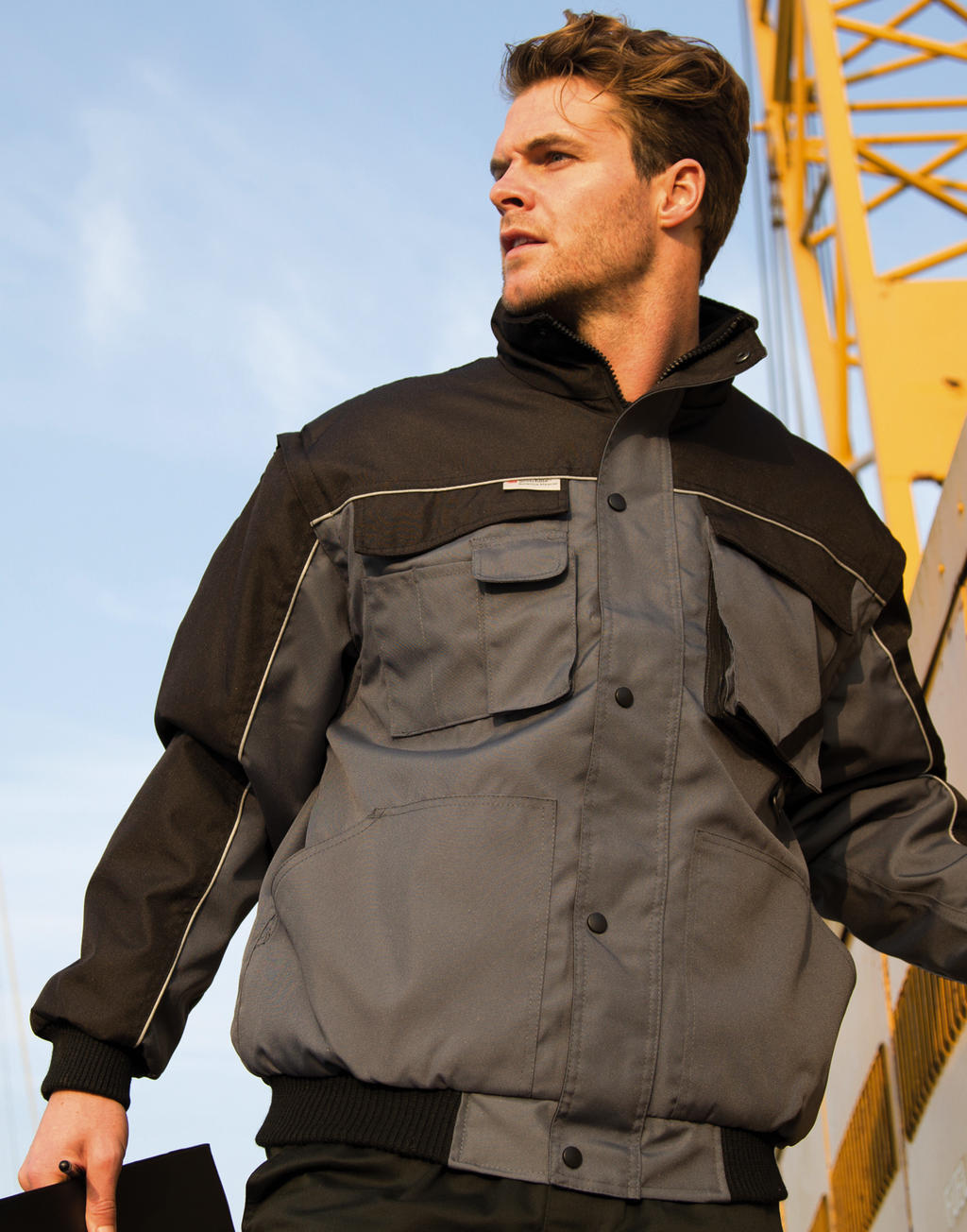 Pracovná bunda Workguard™ Pilot - grey/black