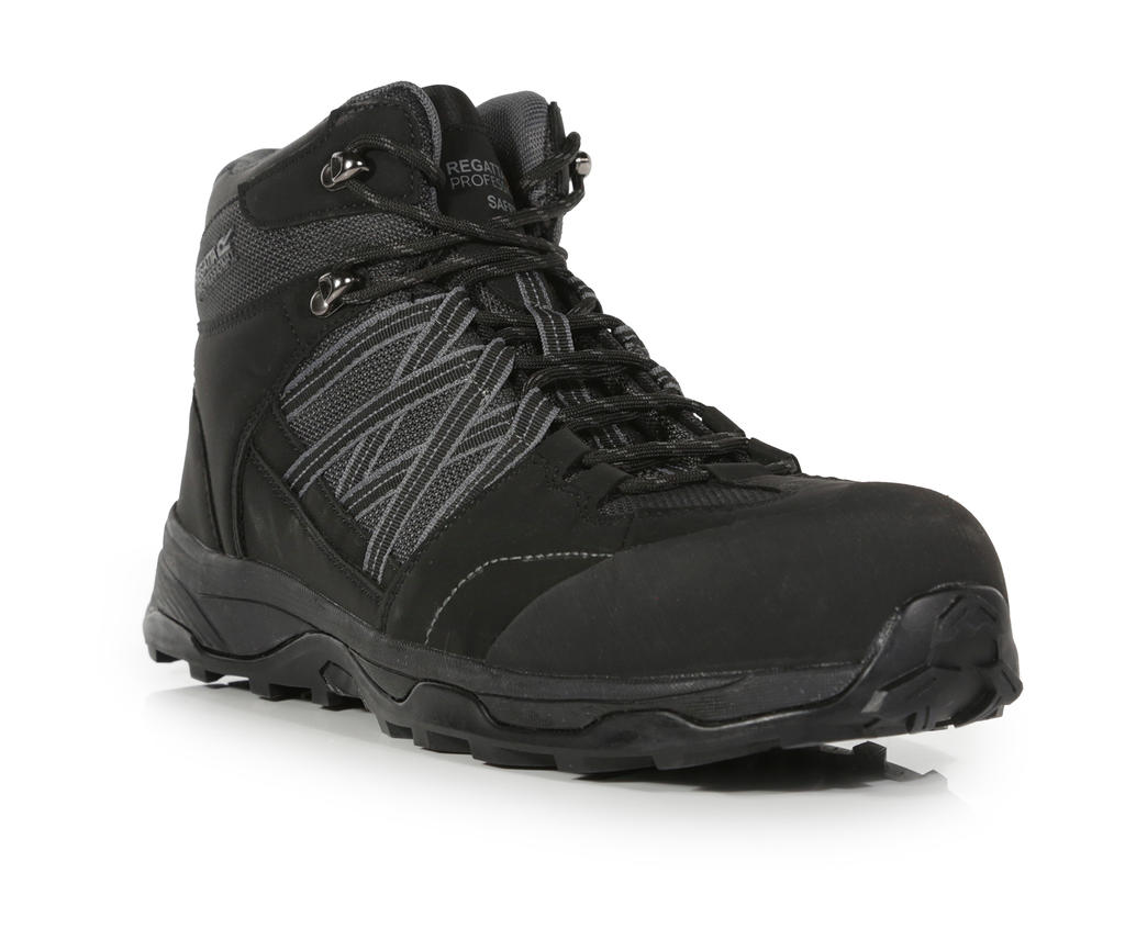 Pracovný obuv Claystone S3 Safety Hiker - black/granite 