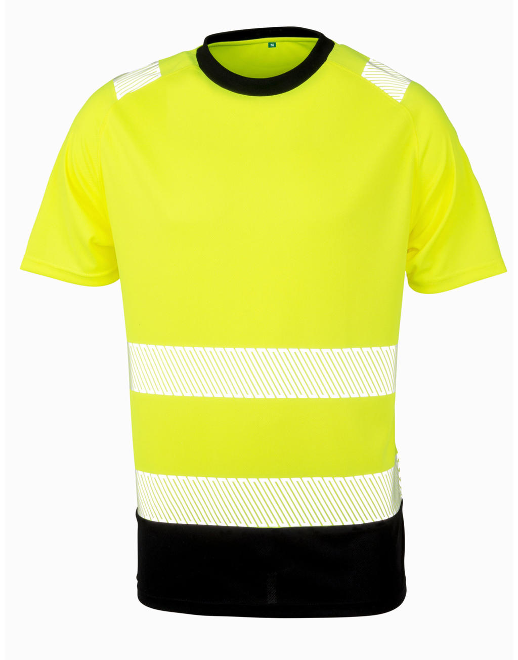 Recycled Safety T-Shirt - fluorescent yellow