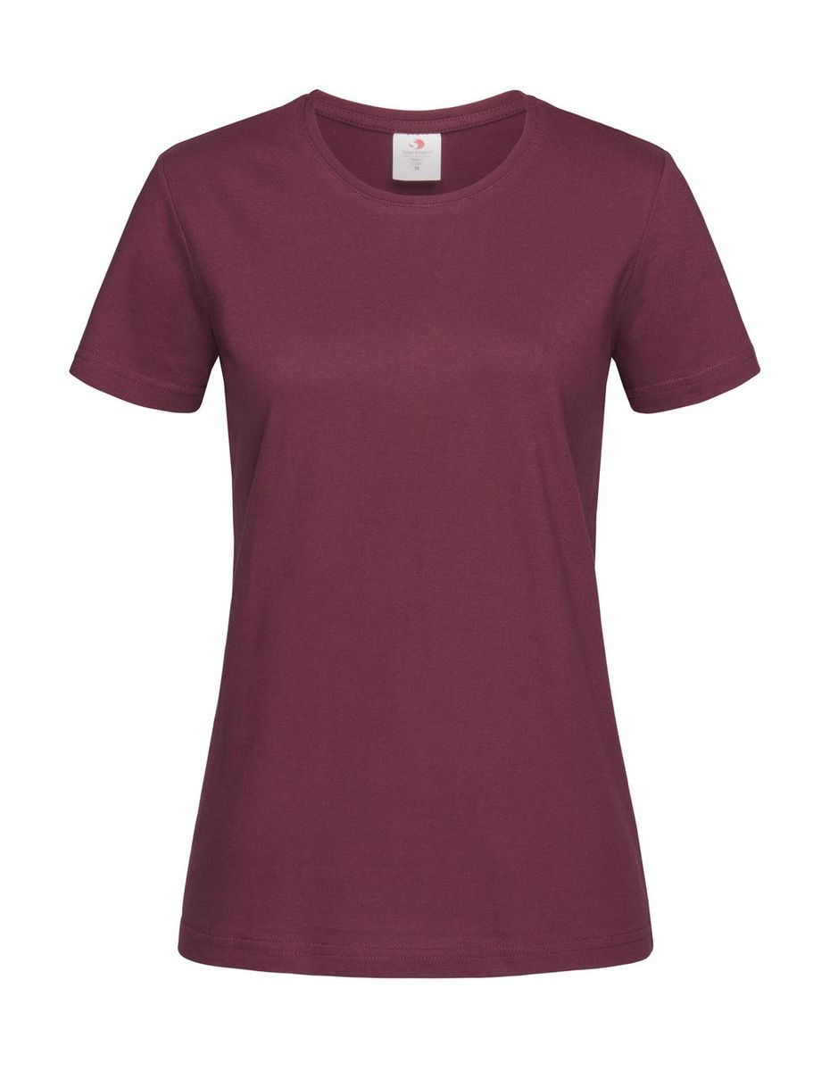 Classic-T Fitted Women - burgundy red