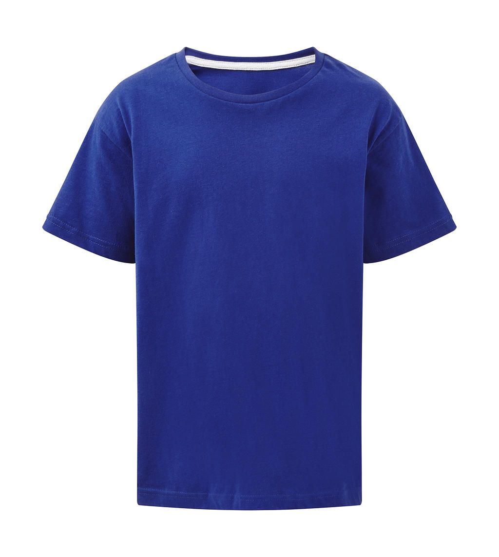Dokonale potlačiteľné detské tričko bez štítku - royal blue