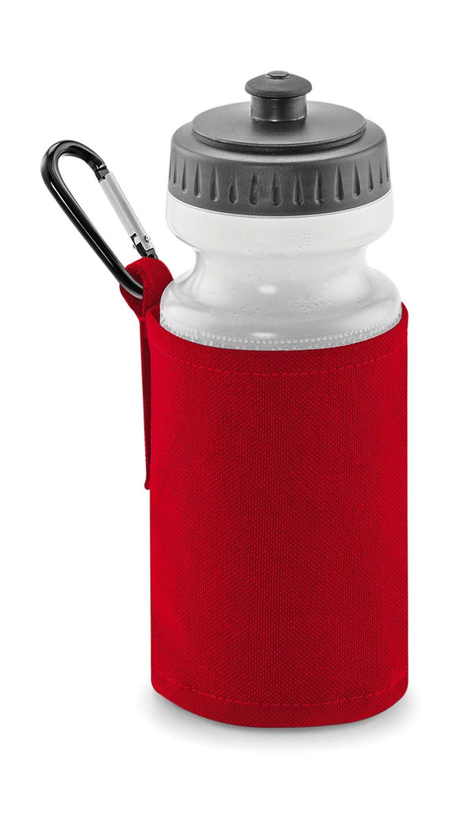 Fľaša na vodu s držiakom - classic red