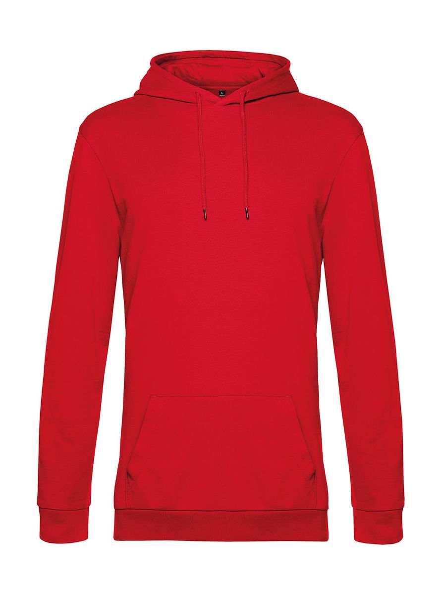 Mikina s kapucňou #Hoodie French Terry - red