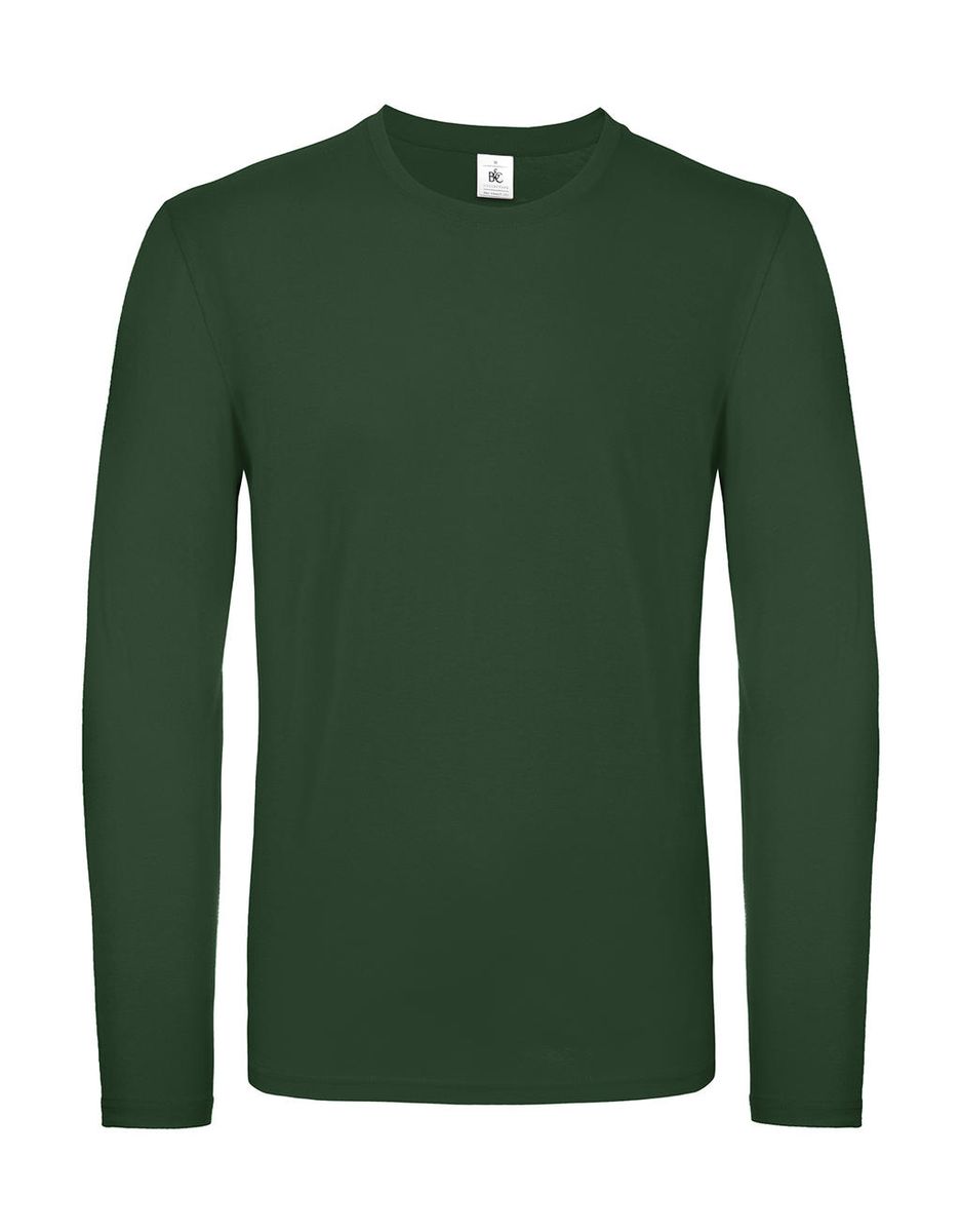 Tričko s dlhými rukávmi #E150 - bottle green