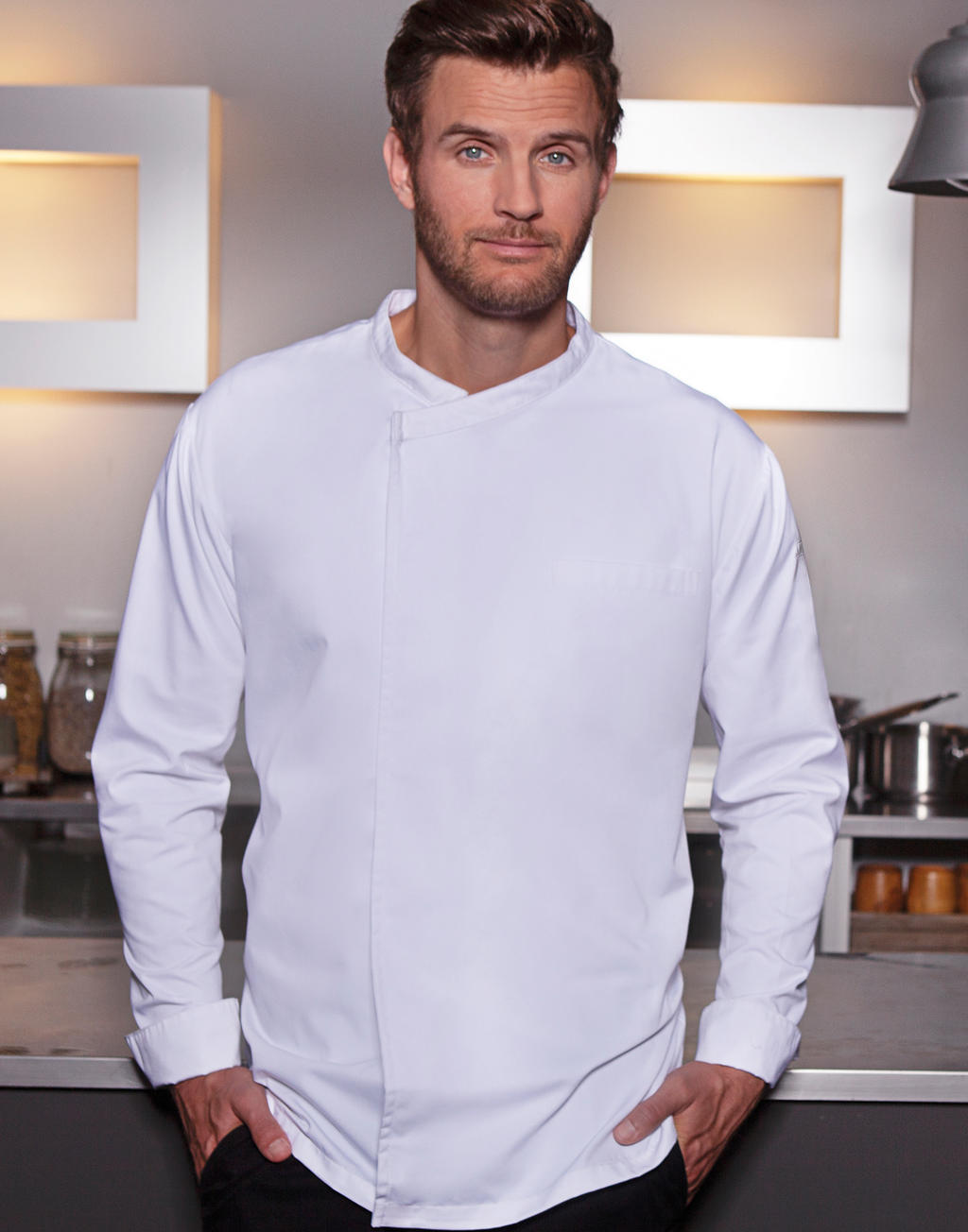 Šéfkuchárska košeľa Basic - white