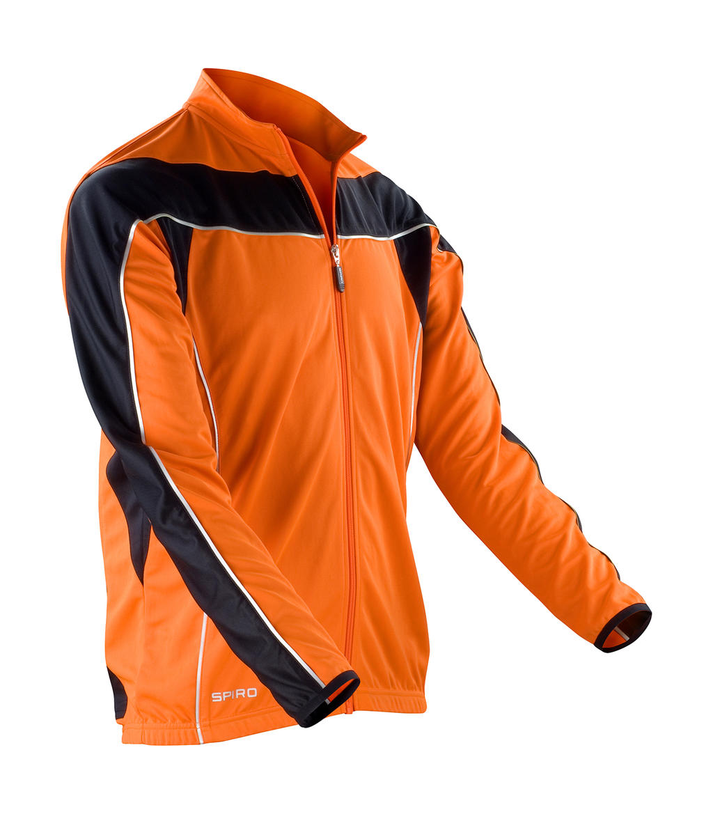Top s dlhými rukávmi Bikewear Performance - orange/black