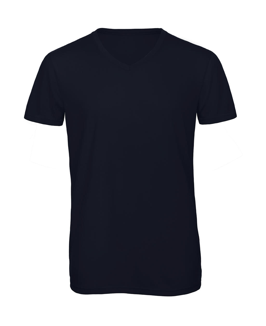 Triblend tričko s V-výstrihom V Triblend/men - navy