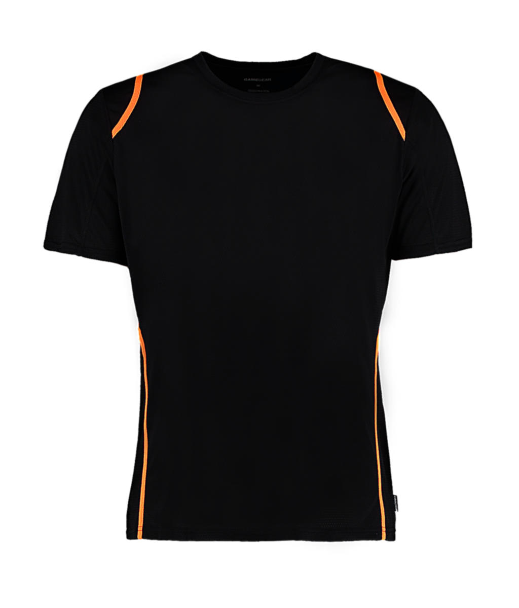 Tričko Gamegear® Cooltex® - black/fluorescent orange