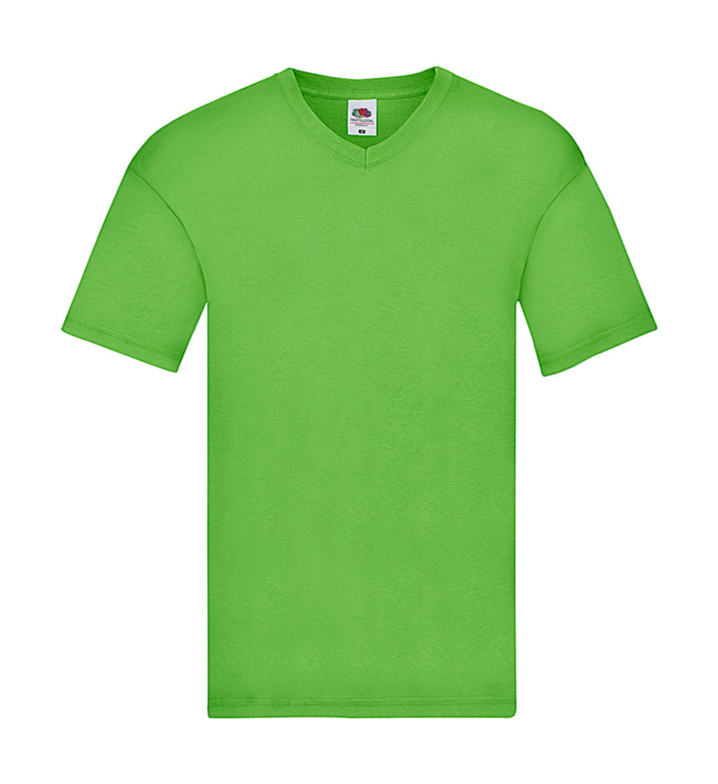 Tričko Original s V-výstrihom - lime green