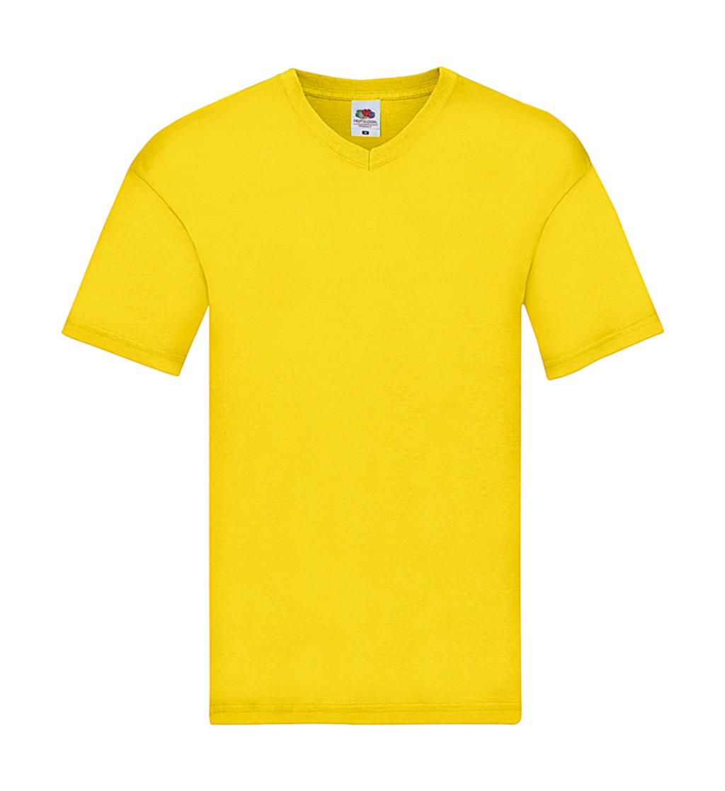 Tričko Original s V-výstrihom - yellow