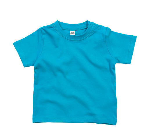Tričko pre bábätká - surf blue organic
