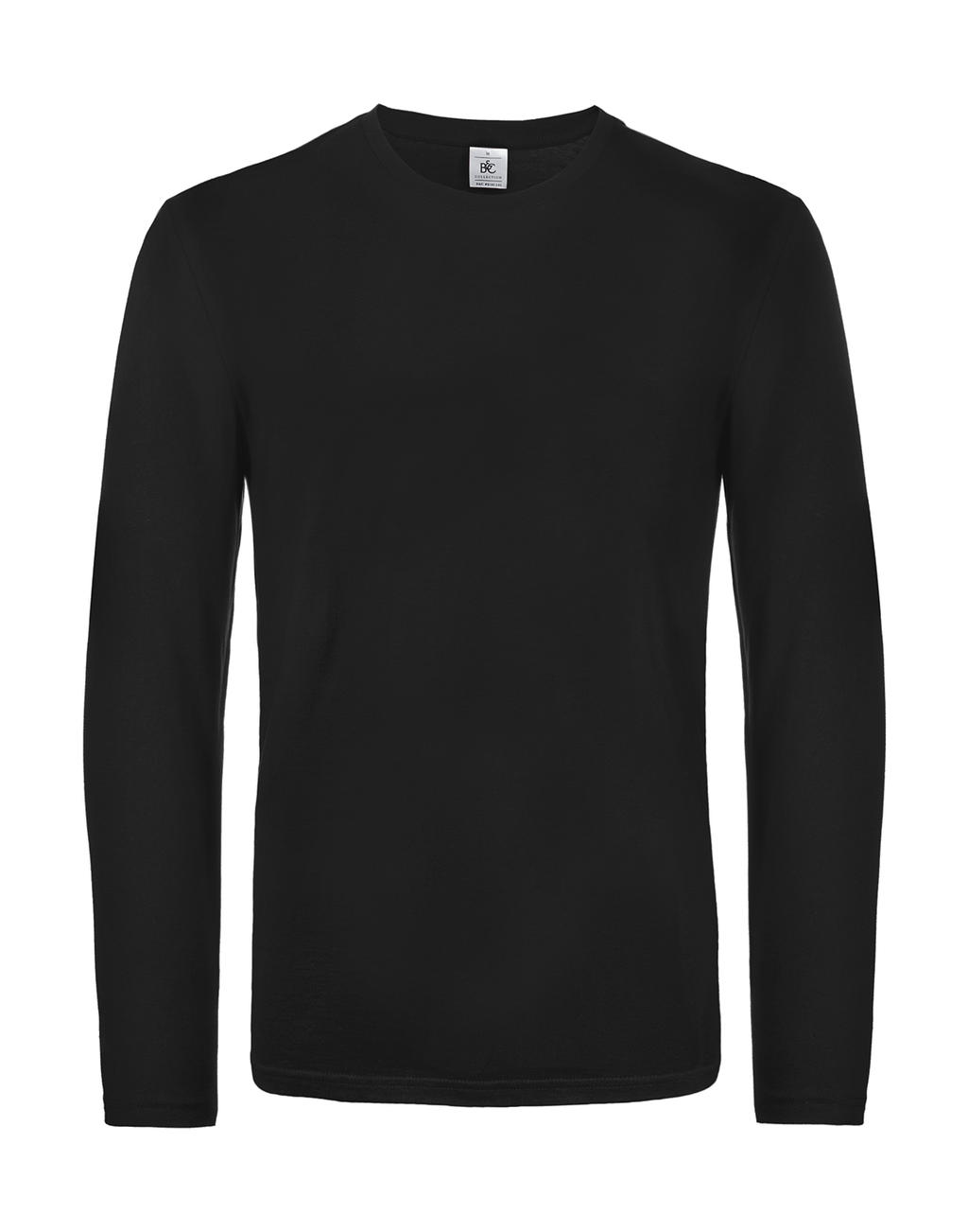 Tričko s dlhými rukávmi #E190 - black