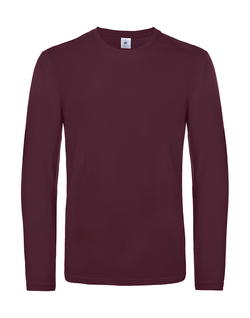 Tričko s dlhými rukávmi #E190 - burgundy