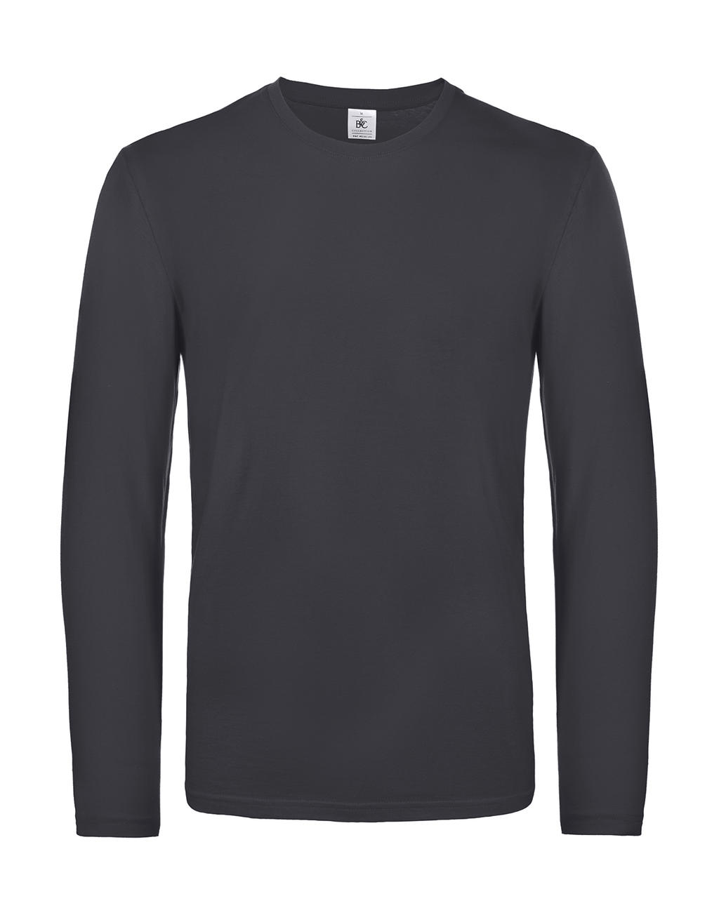 Tričko s dlhými rukávmi #E190 - dark grey