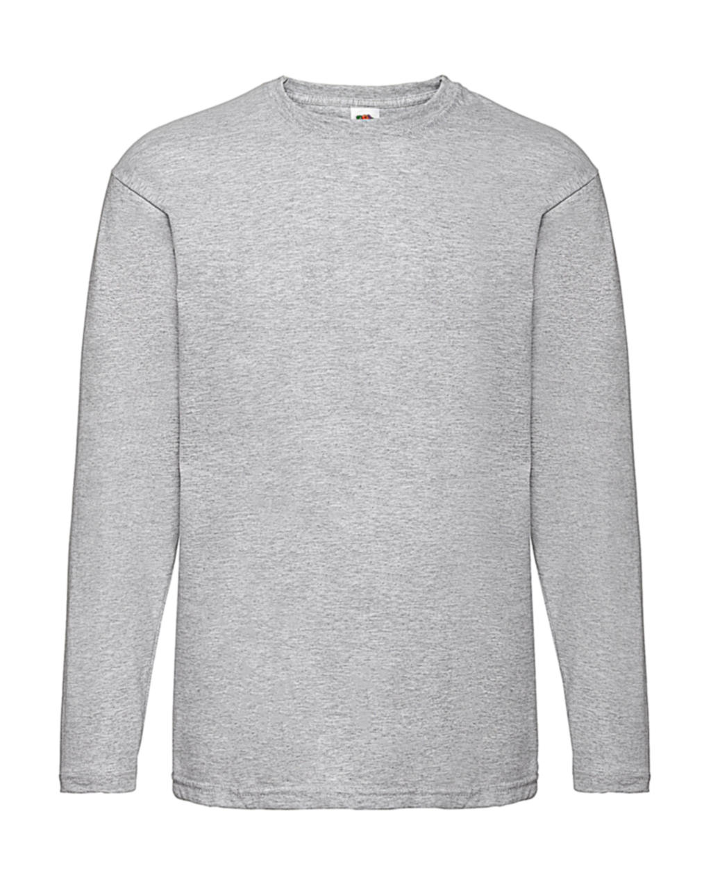 Tričko s dlhými rukávmi Value Weight - heather grey
