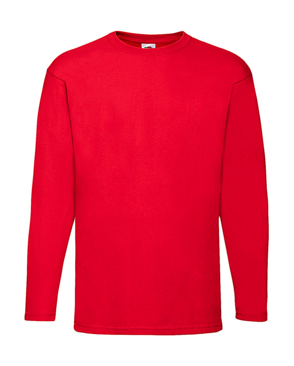 Tričko s dlhými rukávmi Value Weight - red