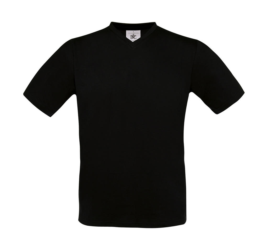 Tričko s V-výstrihom Exact V-neck - black