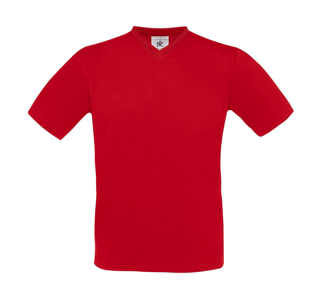 Tričko s V-výstrihom Exact V-neck - red