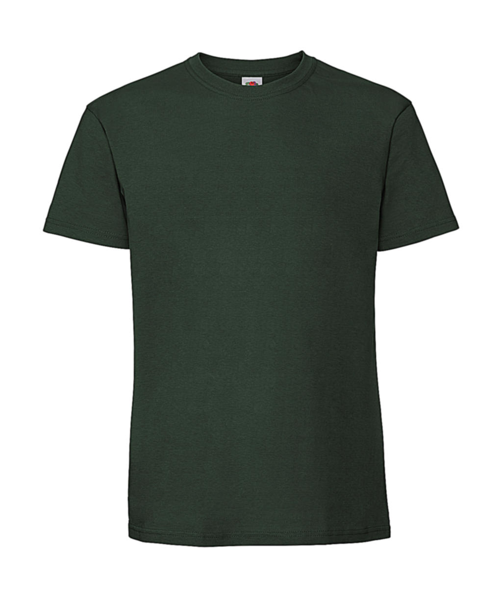 Tričko z prstencovej bavlny Iconic 195 Premium - bottle green