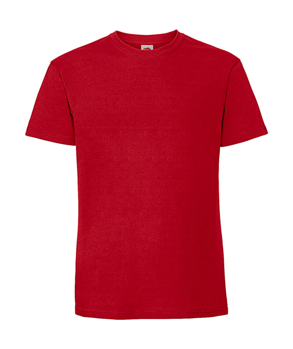 Tričko z prstencovej bavlny Iconic 195 Premium - red
